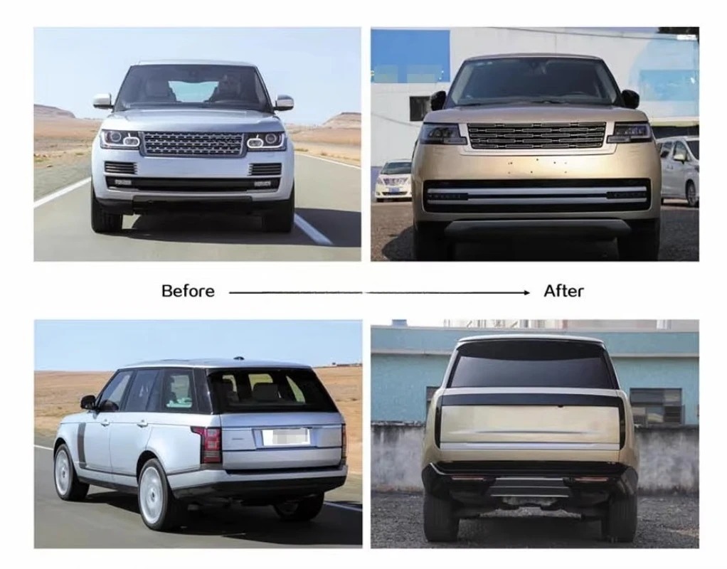 For RR vogue 2013-2017 Upgrade to 2023 Year OE and SV Style Old Upgrade to New Front and Rear Bumper Completely Body Kit